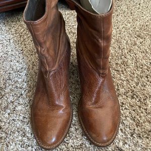 Steve Madden, boots, leather, chunk heel